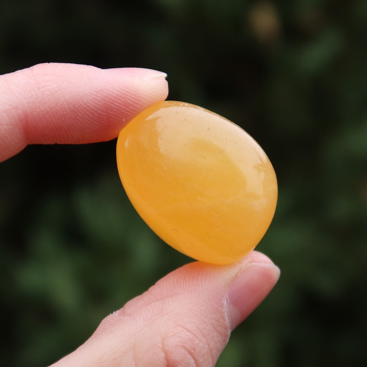 Calcit orange Handschmeichler - Selbstvertrauen und Positivität - Nr. 13