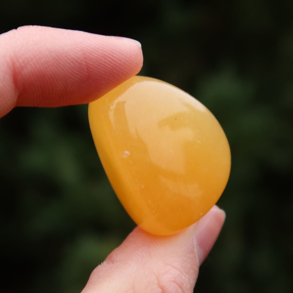 Calcit orange Handschmeichler - Selbstvertrauen und Positivität - Nr. 14