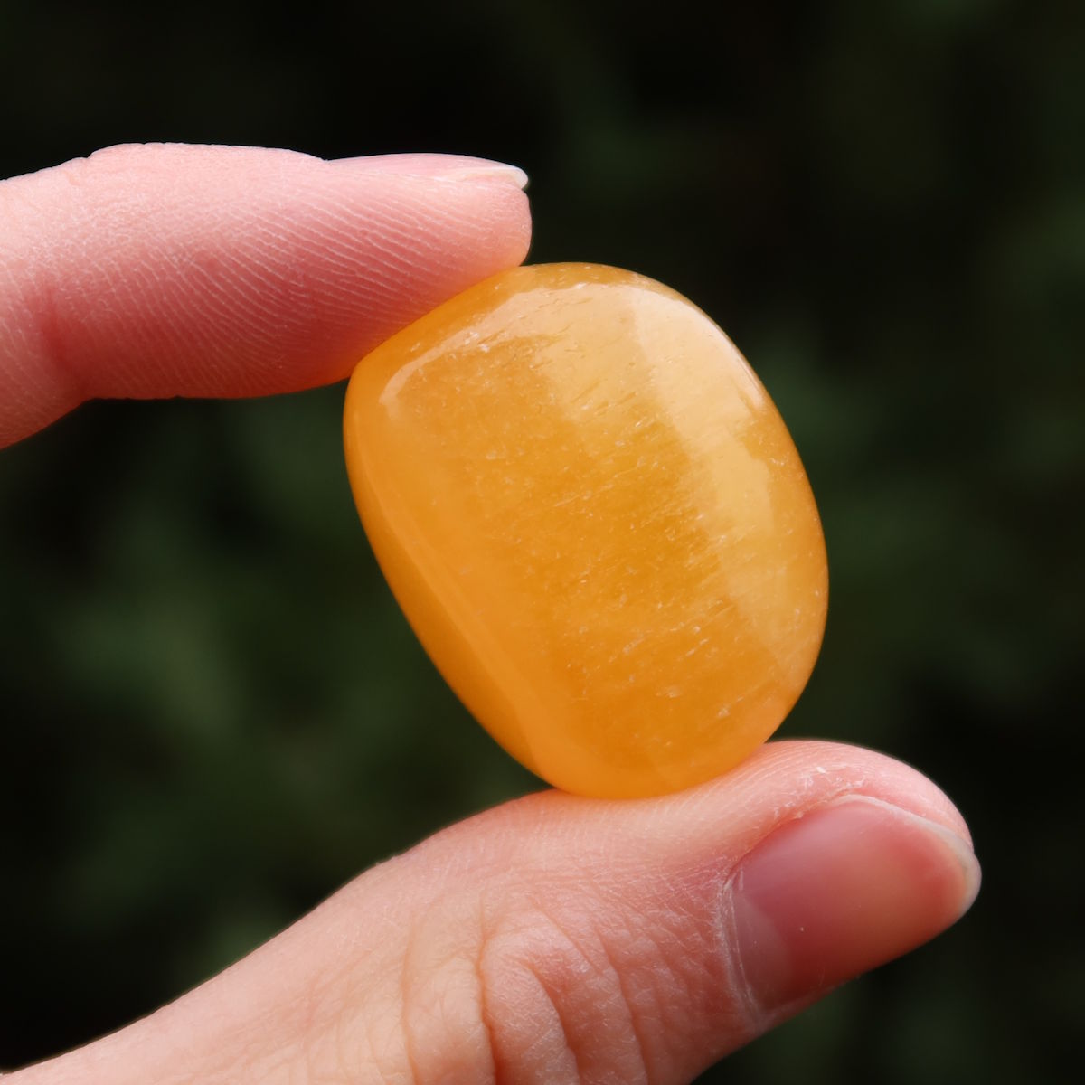 Calcit orange Handschmeichler - Selbstvertrauen und Positivität - Nr. 15