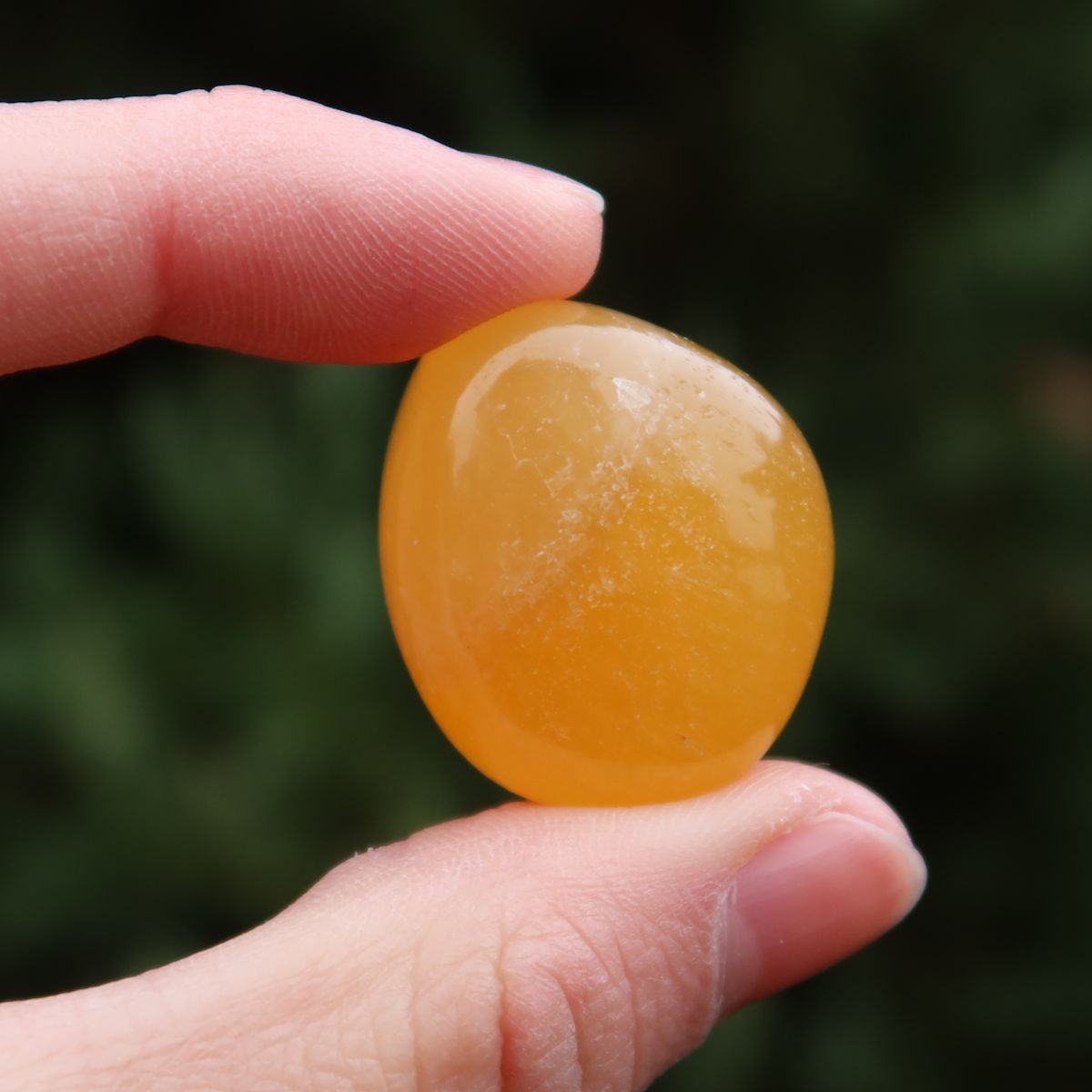 Calcit orange Handschmeichler - Selbstvertrauen und Positivität - Nr. 17