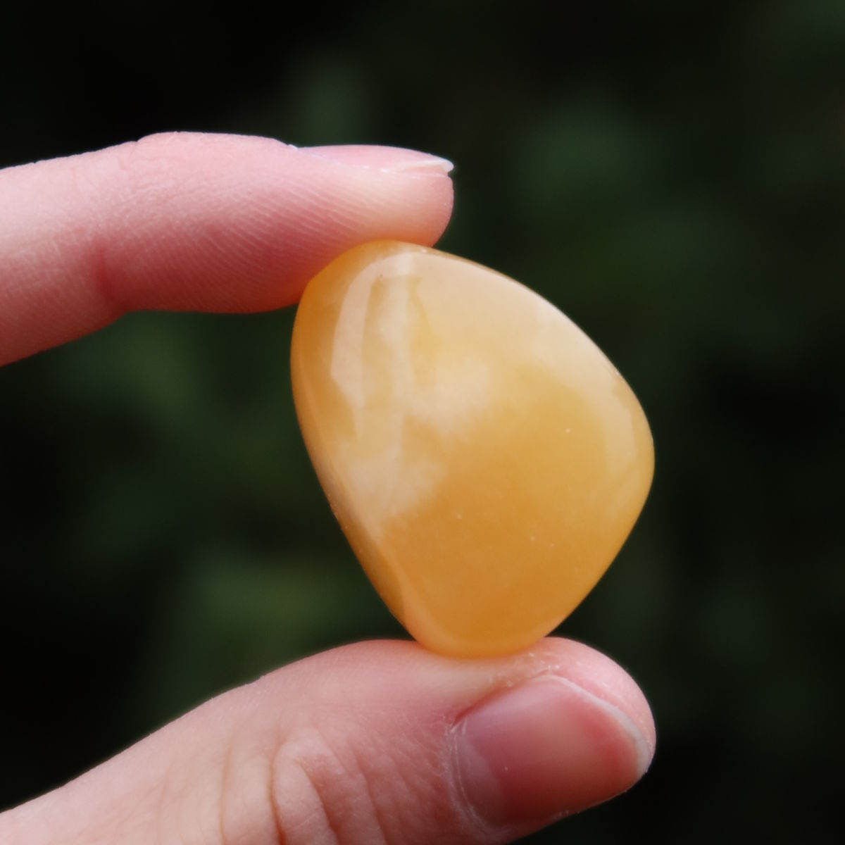 Calcit orange Handschmeichler - Selbstvertrauen und Positivität - Nr. 19