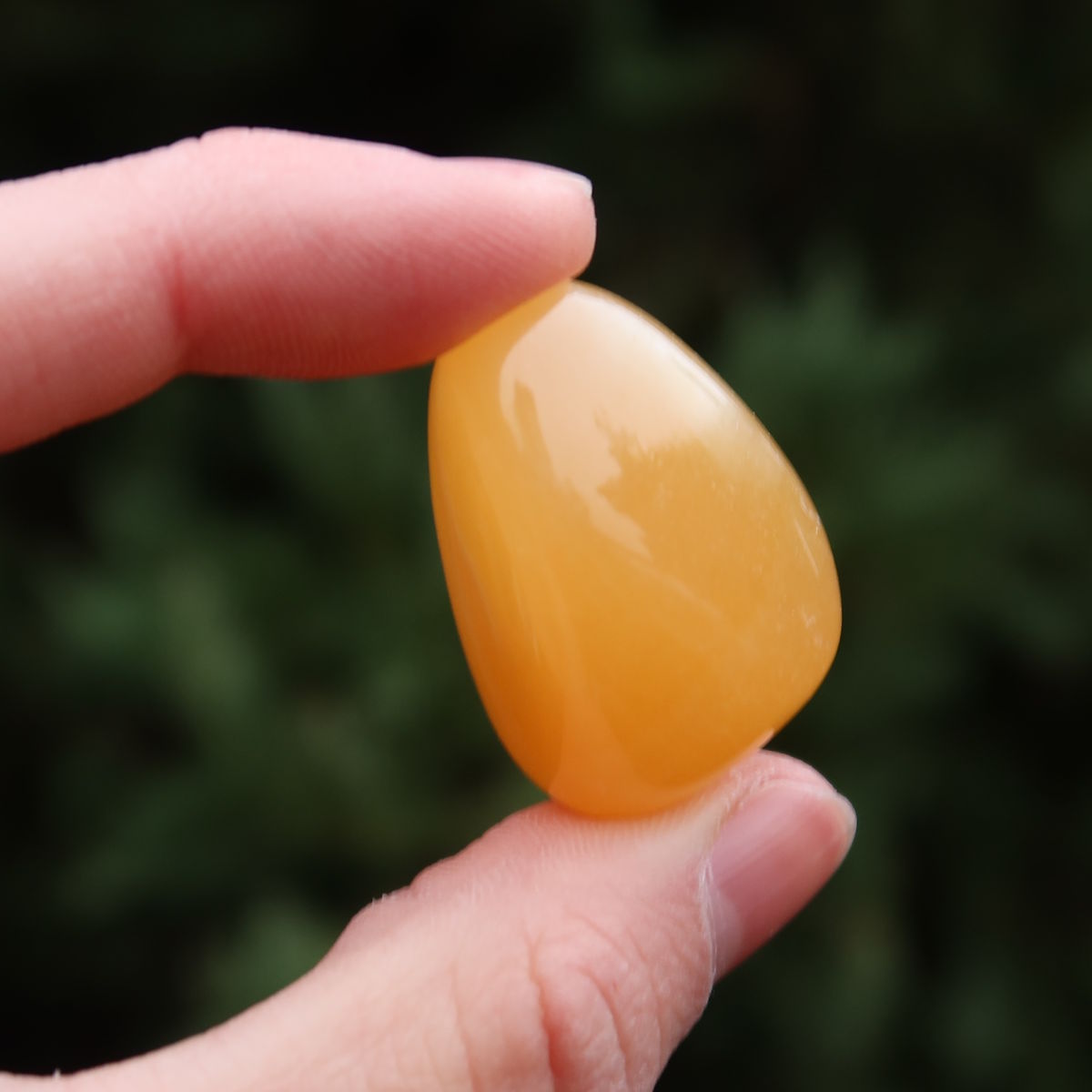 Calcit orange Handschmeichler - Selbstvertrauen und Positivität - Nr. 23