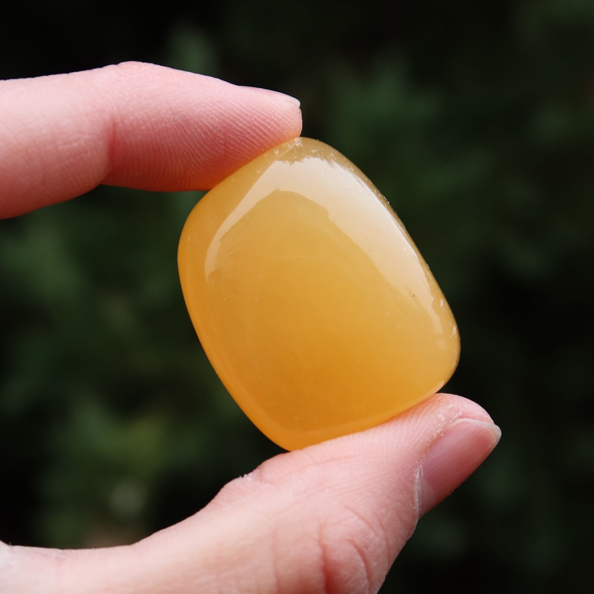 Calcit orange Handschmeichler - Selbstvertrauen und Positivität - Nr. 25