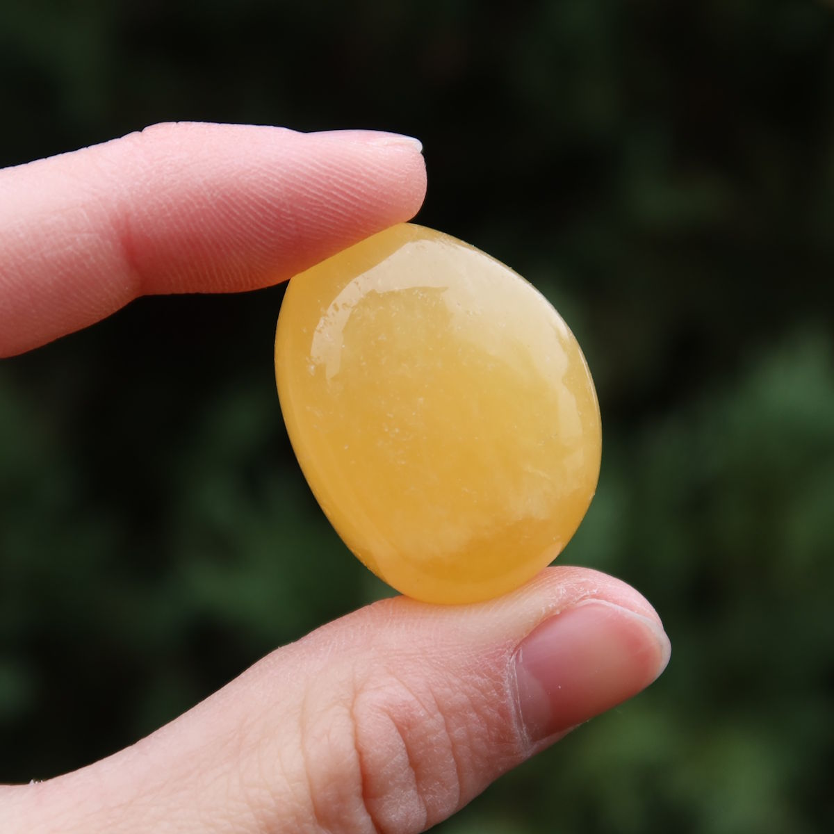 Calcit orange Handschmeichler - Selbstvertrauen und Positivität - Nr. 2