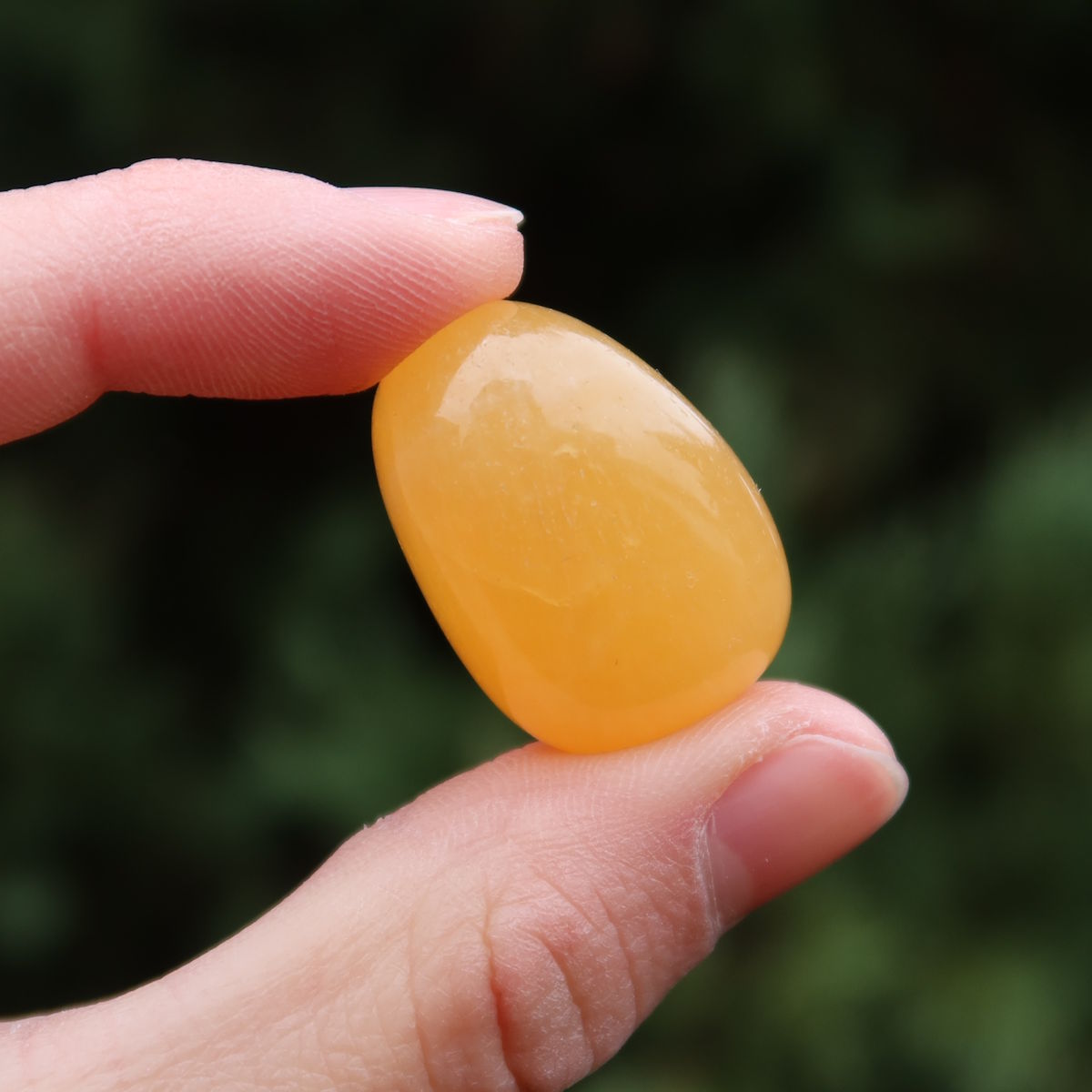 Calcit orange Handschmeichler - Selbstvertrauen und Positivität - Nr. 3