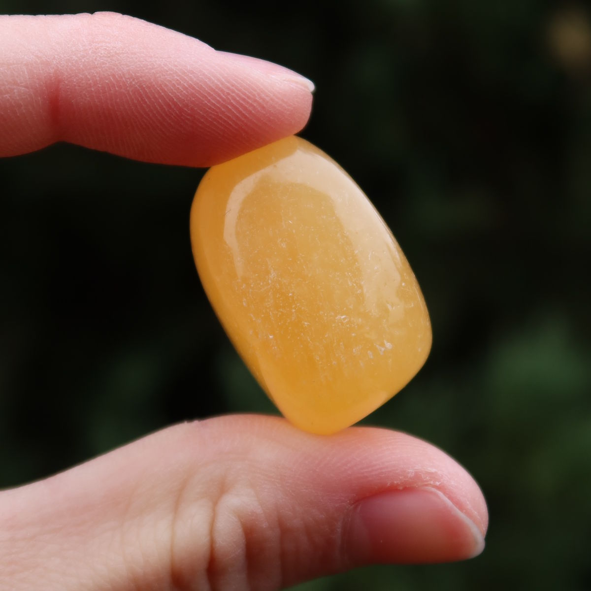 Calcit orange Handschmeichler - Selbstvertrauen und Positivität - Nr. 5