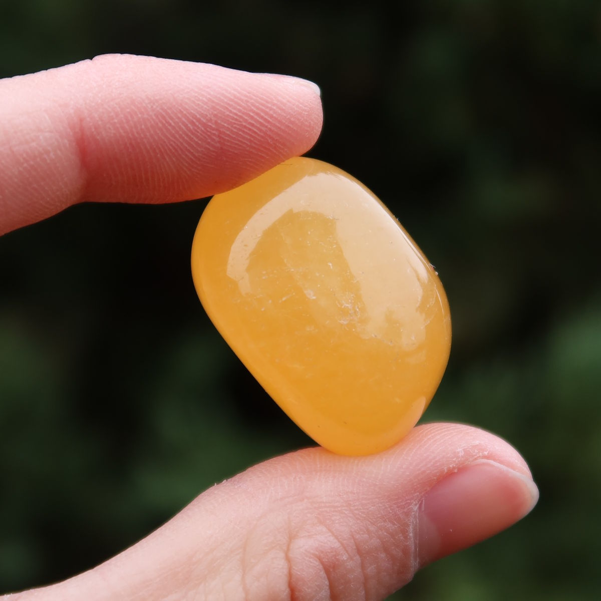 Calcit orange Handschmeichler - Selbstvertrauen und Positivität - Nr. 6