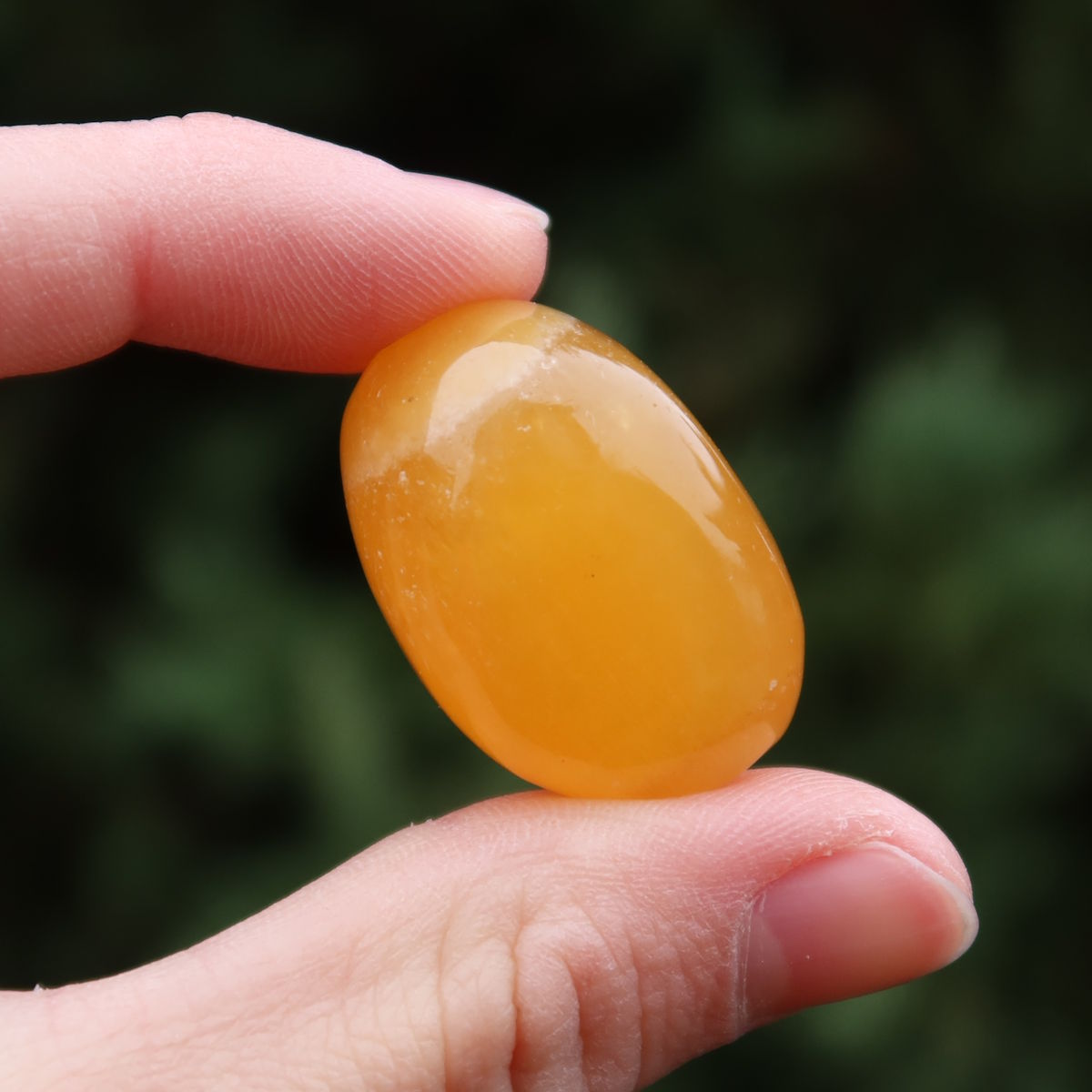 Calcit orange Handschmeichler - Selbstvertrauen und Positivität - Nr. 7