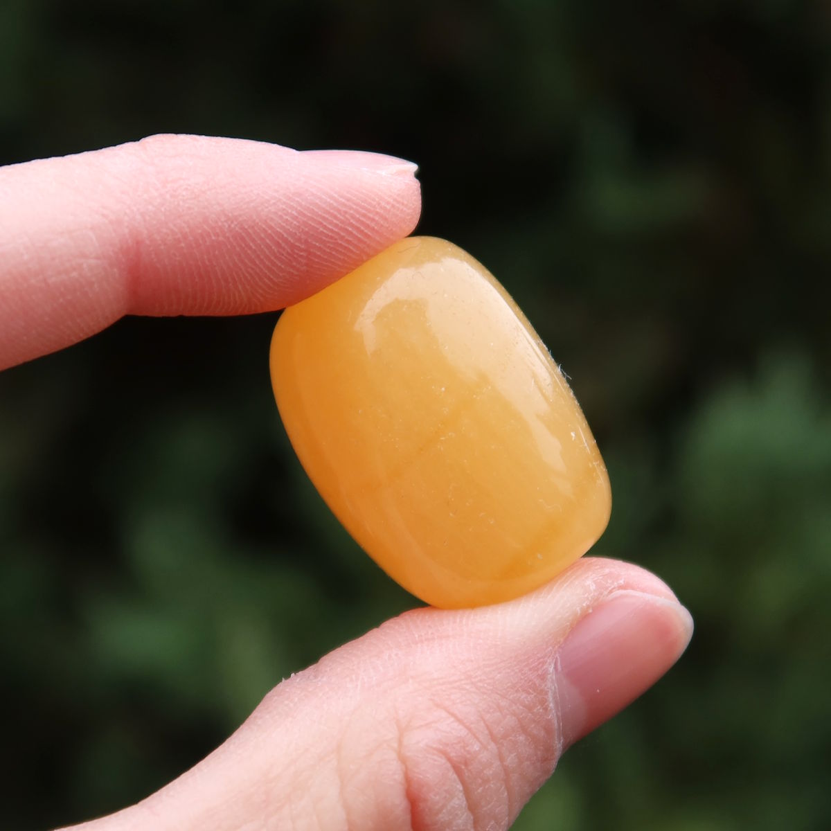 Calcit orange Handschmeichler - Selbstvertrauen und Positivität - Nr. 8