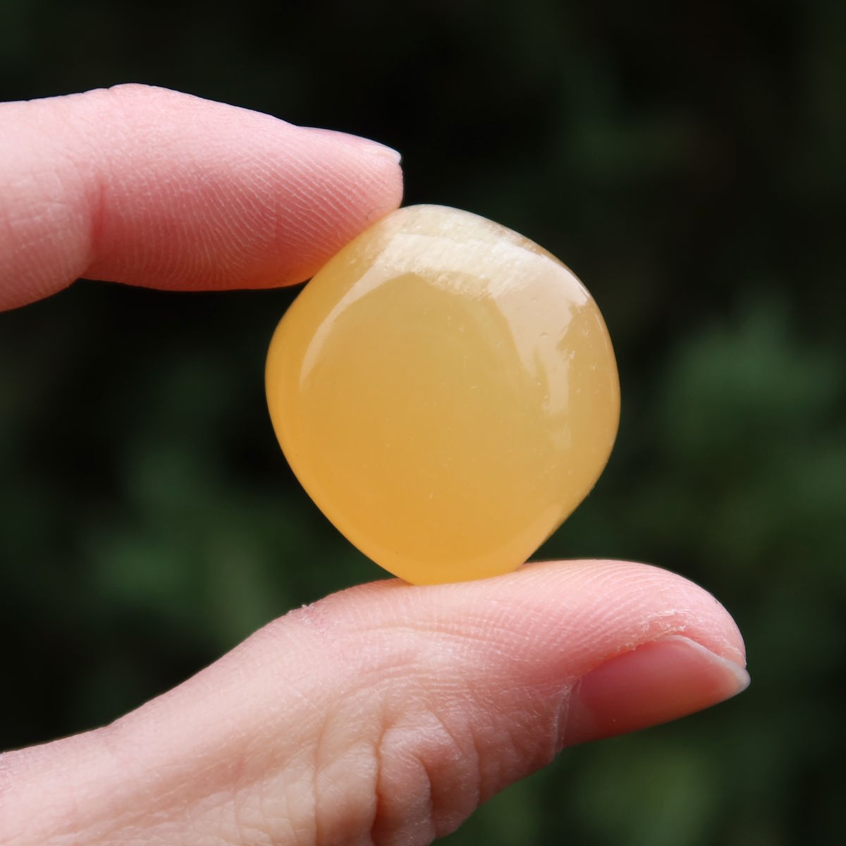 Calcit orange Handschmeichler - Selbstvertrauen und Positivität - Nr. 9