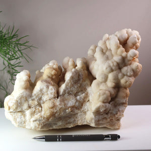1A Aragonite naturelle sur matrice, pièce XL avec formation en grappes – Maroc – 4,2 kg – 21x16x6 cm – N°51