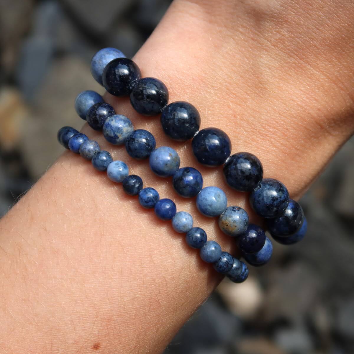 Dumortierit Armband Steinwelten