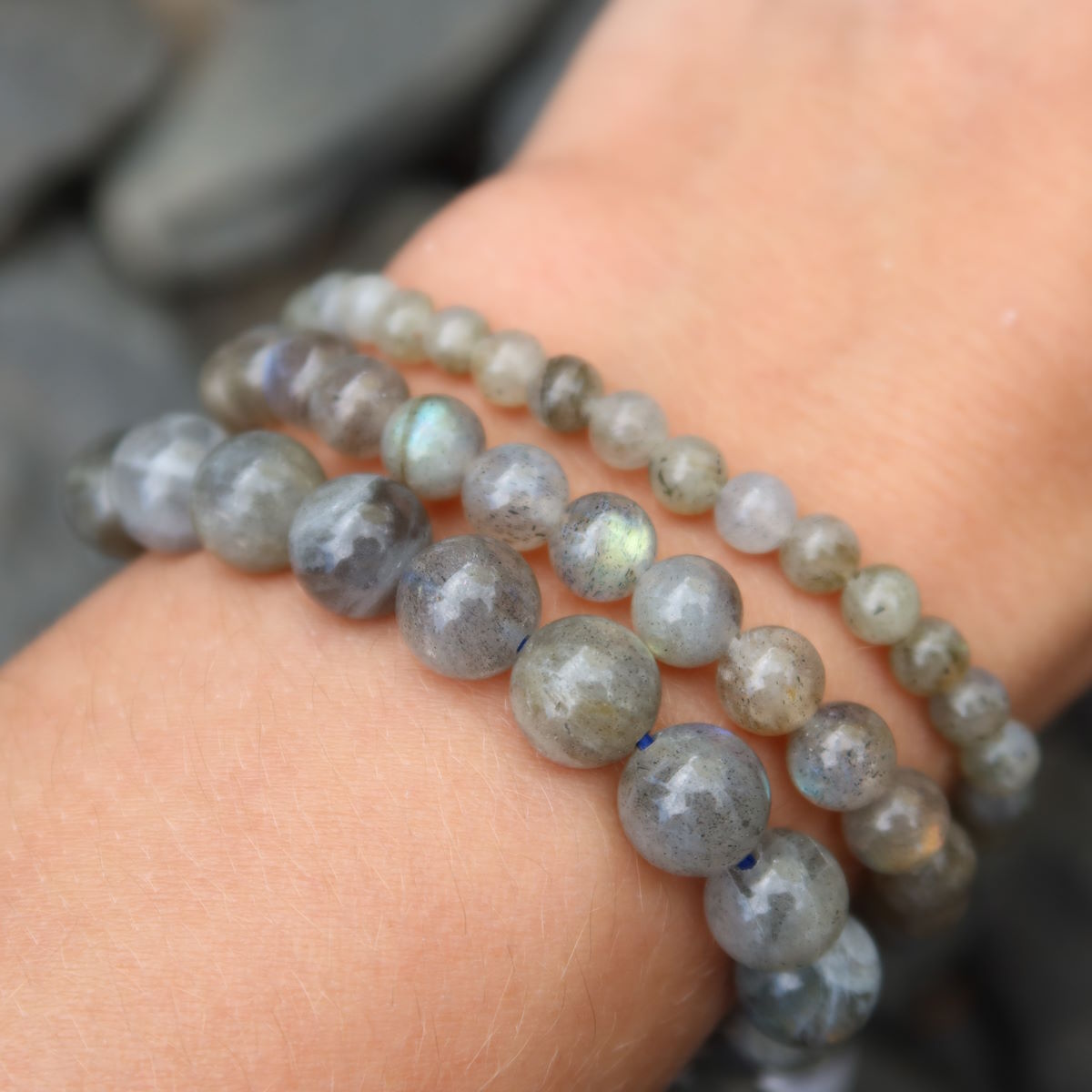 Labradorit Edelstein Armband Steinwelten