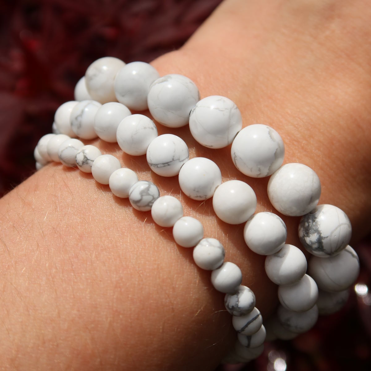 Magnesit als Kugelarmband kaufen