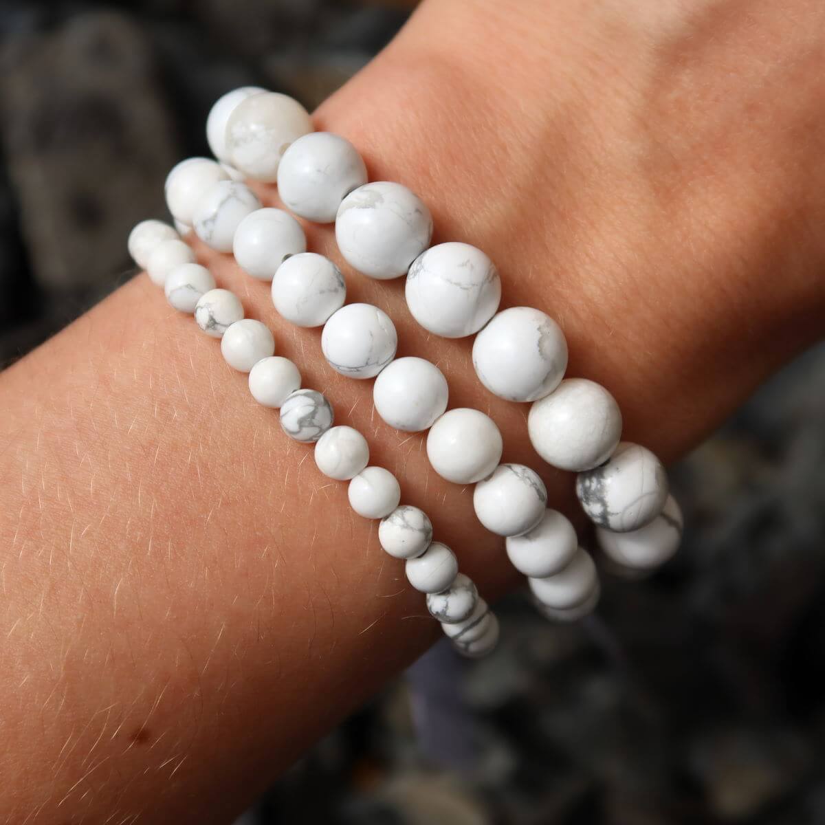 Magnesit als Kugelarmband kaufen