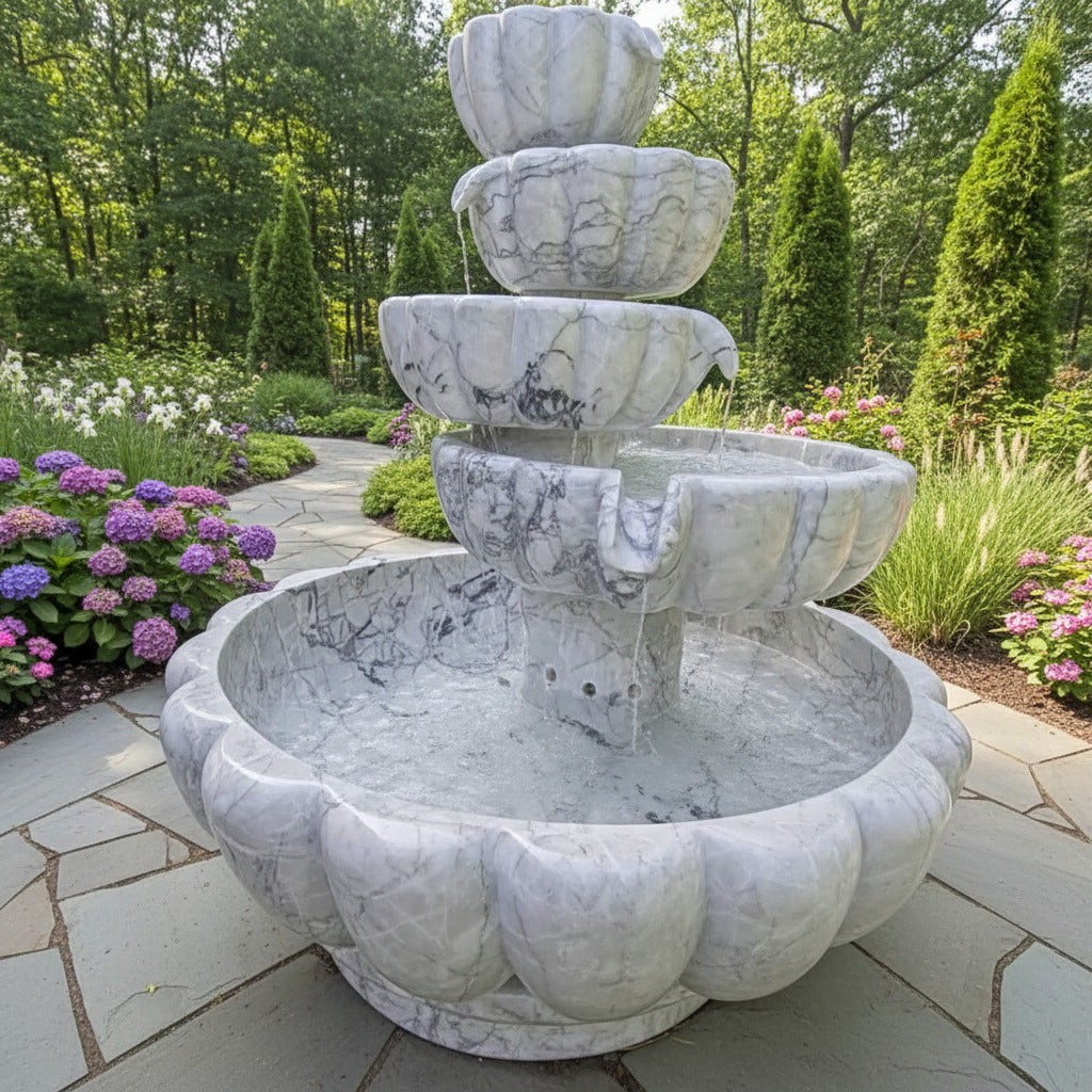 Marmor Brunnen 100% Naturstein