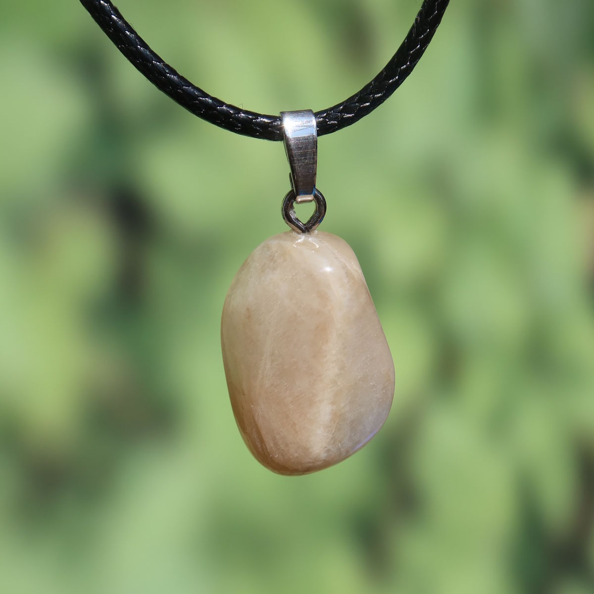 1A Qualität Mondstein Anhänger - Weiblichkeit und Intuition - UNIKAT Nr. 1