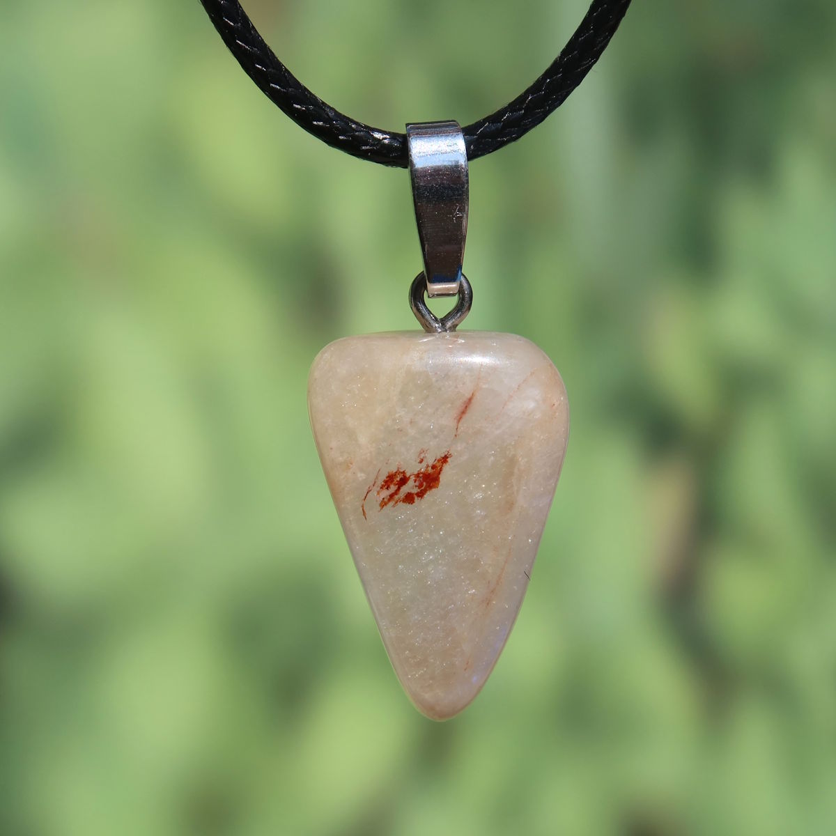 1A Qualität Mondstein Anhänger - Weiblichkeit und Intuition - UNIKAT Nr. 6