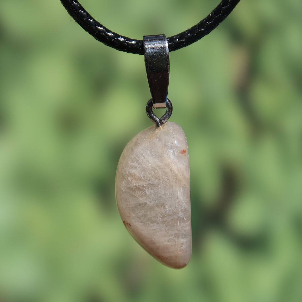 1A Qualität Mondstein Anhänger - Weiblichkeit und Intuition - UNIKAT Nr. 8