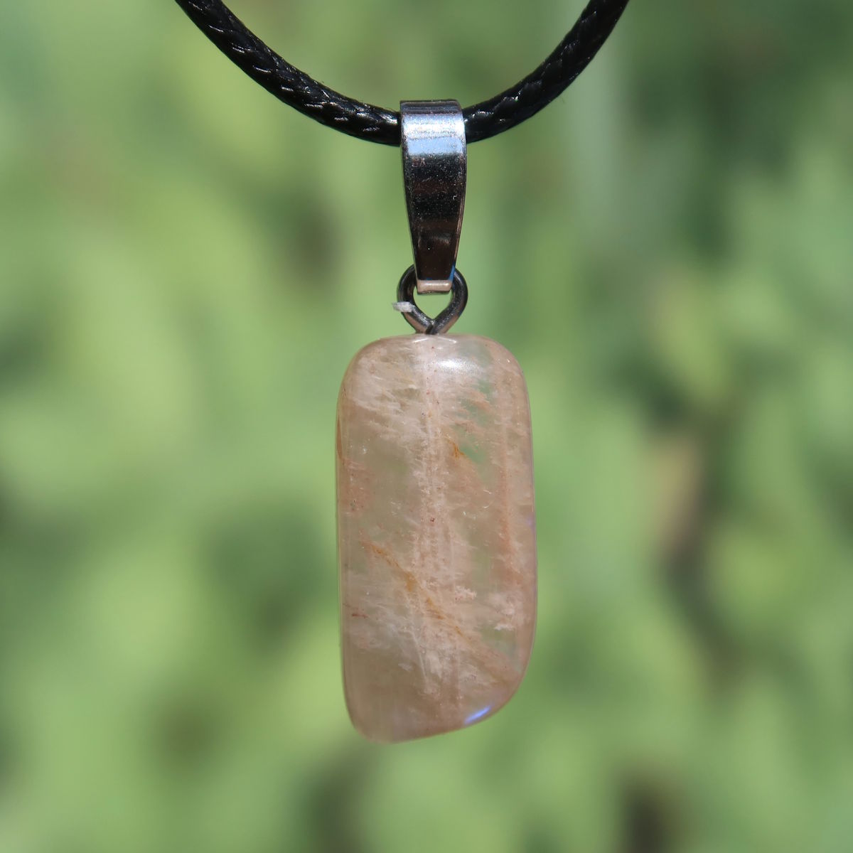 1A Qualität Mondstein Anhänger - Weiblichkeit und Intuition - UNIKAT Nr. 9