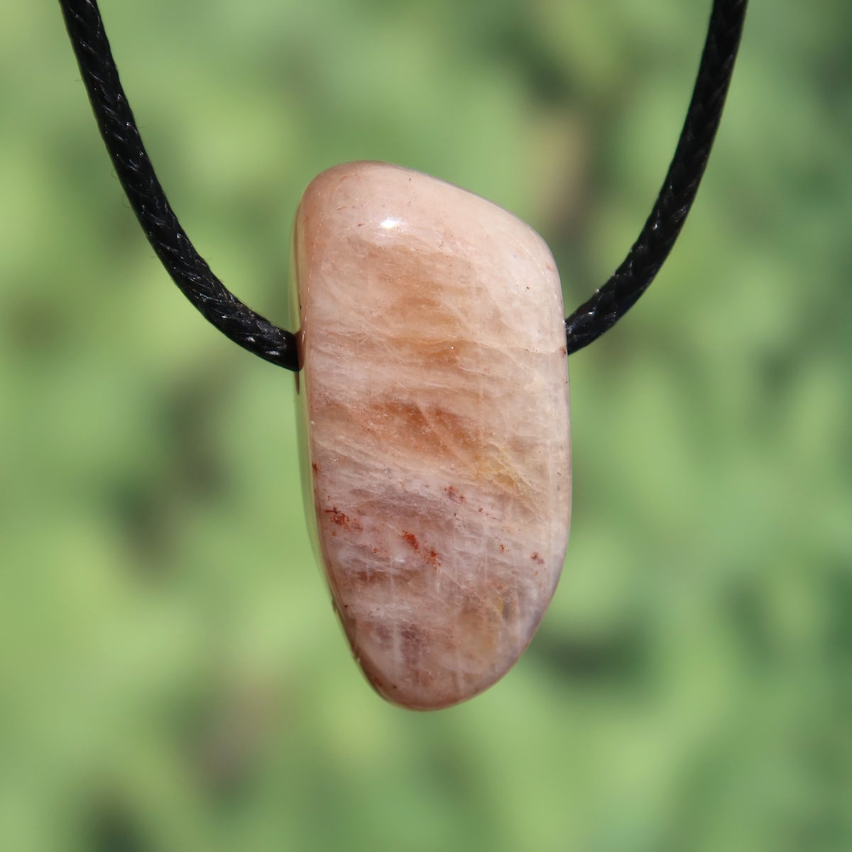 1A Qualität Mondstein weiß gebohrt - Weiblichkeit und Intuition - UNIKAT Nr. 11