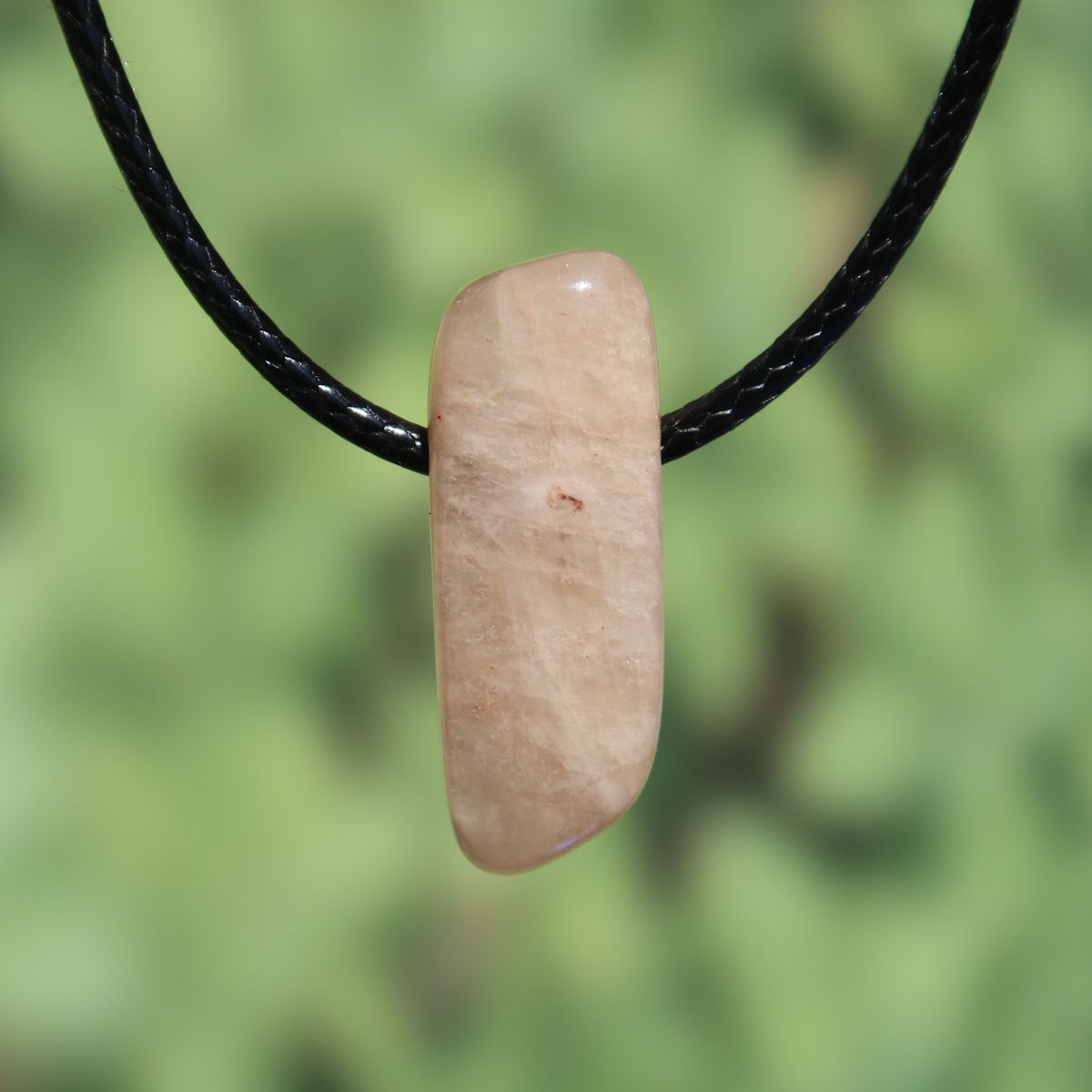 1A Qualität Mondstein weiß gebohrt - Weiblichkeit und Intuition - UNIKAT Nr. 2