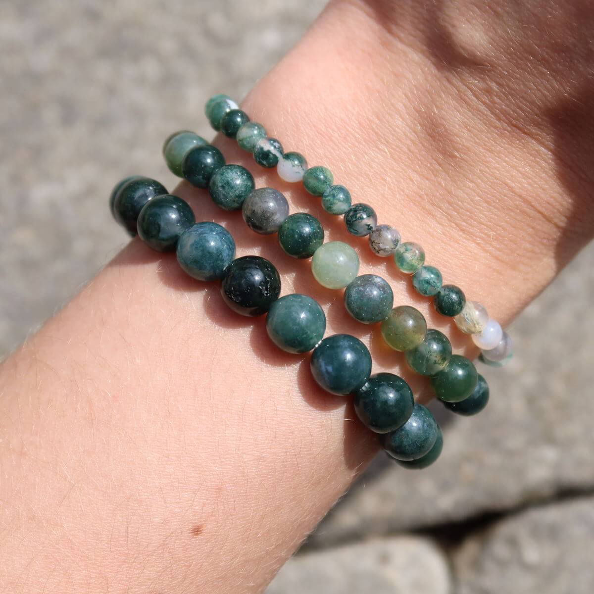 Moosachat Armband Steinwelten