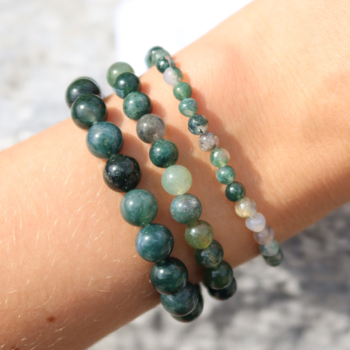 Moosachat Armband Steinwelten