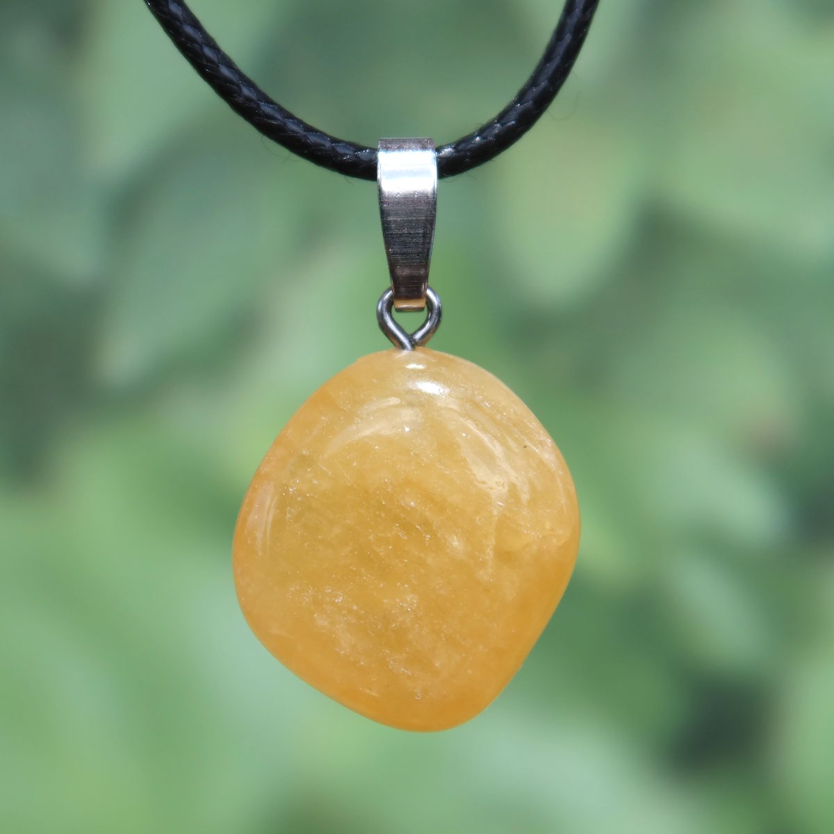 Calcit orange Anhänger - Selbstvertrauen und Positivität - Nr. 5