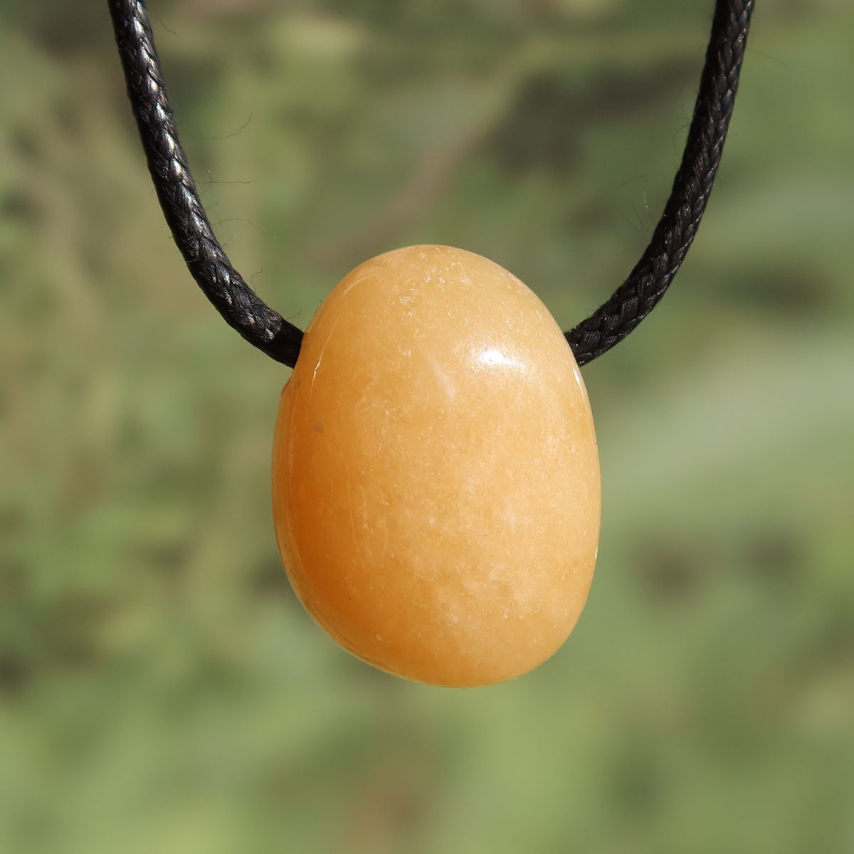 Calcit orange gebohrt - Selbstvertrauen und Positivität - Nr. 12