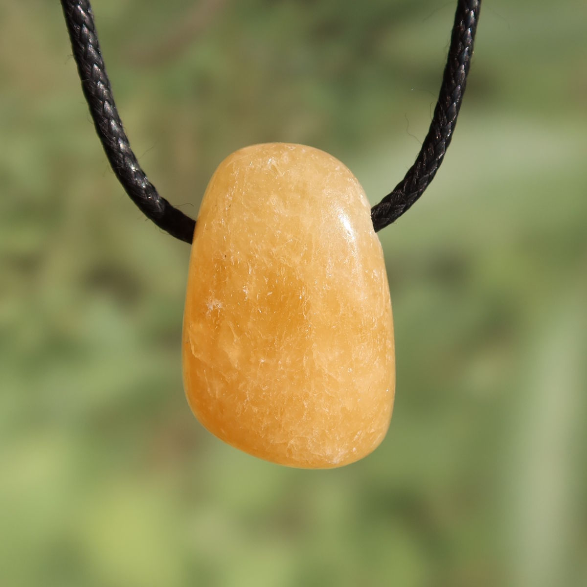 Calcit orange gebohrt - Selbstvertrauen und Positivität - Nr. 13