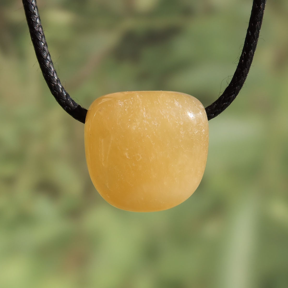 Calcit orange gebohrt - Selbstvertrauen und Positivität - Nr. 4