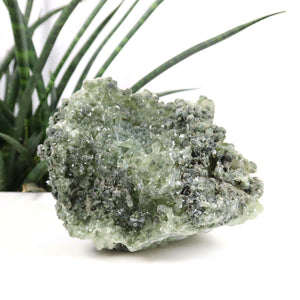 Prehnit 1A Kristall Stufe – aus Marokko 12x8cm - Exklusive Stücke für Sammler und Liebhaber Unikat Nr.1, grüner Kristall