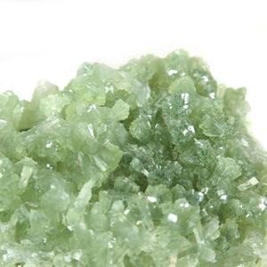 Prehnit 1A Kristall Stufe – aus Marokko 12x5cm - Exklusive Stücke für Sammler und Liebhaber Unikat Nr.44, grüner Heilstein.