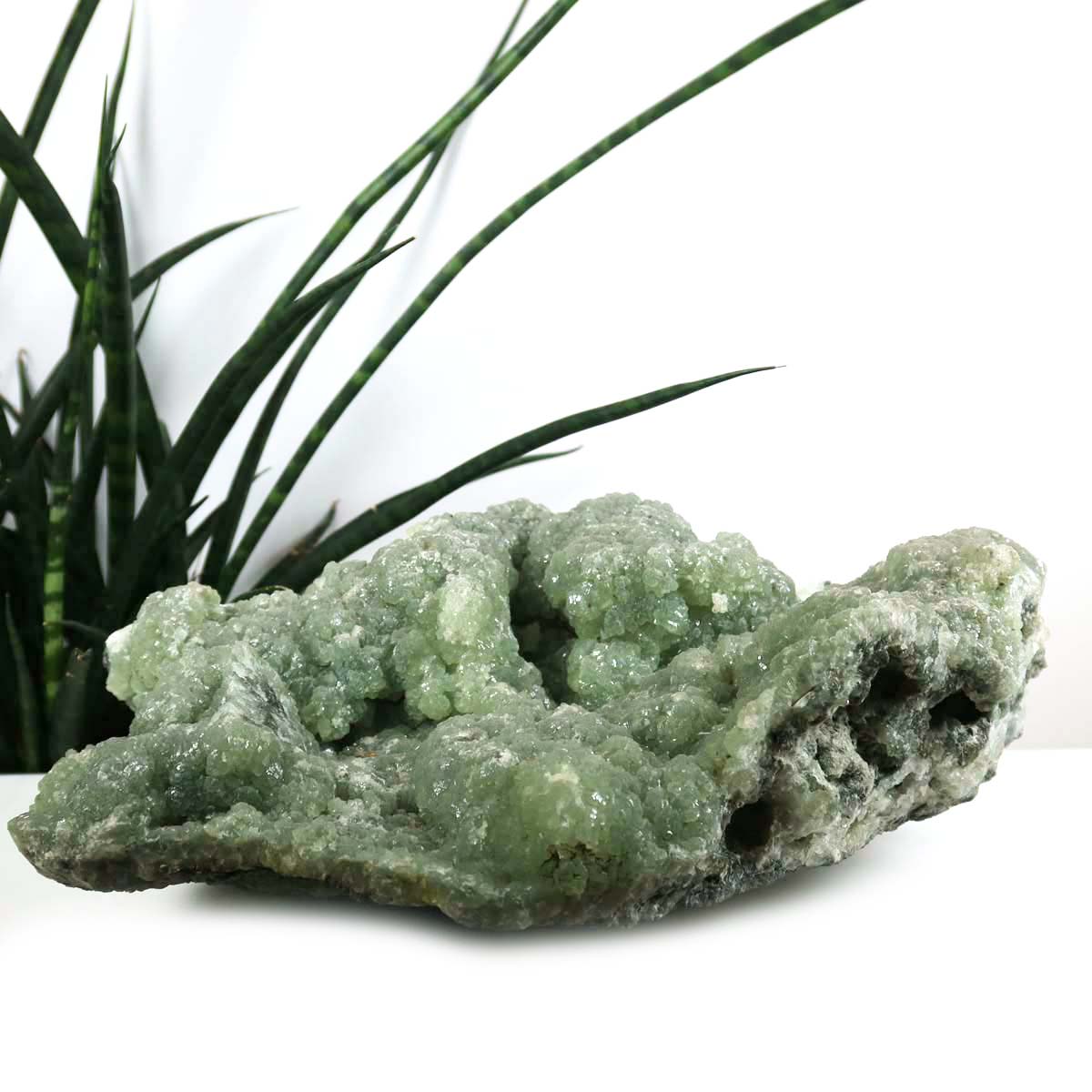 Prehnit 1A Kristall Stufe – aus Marokko 28x10cm - Exklusive Stücke für Sammler und Liebhaber Unikat Nr.47