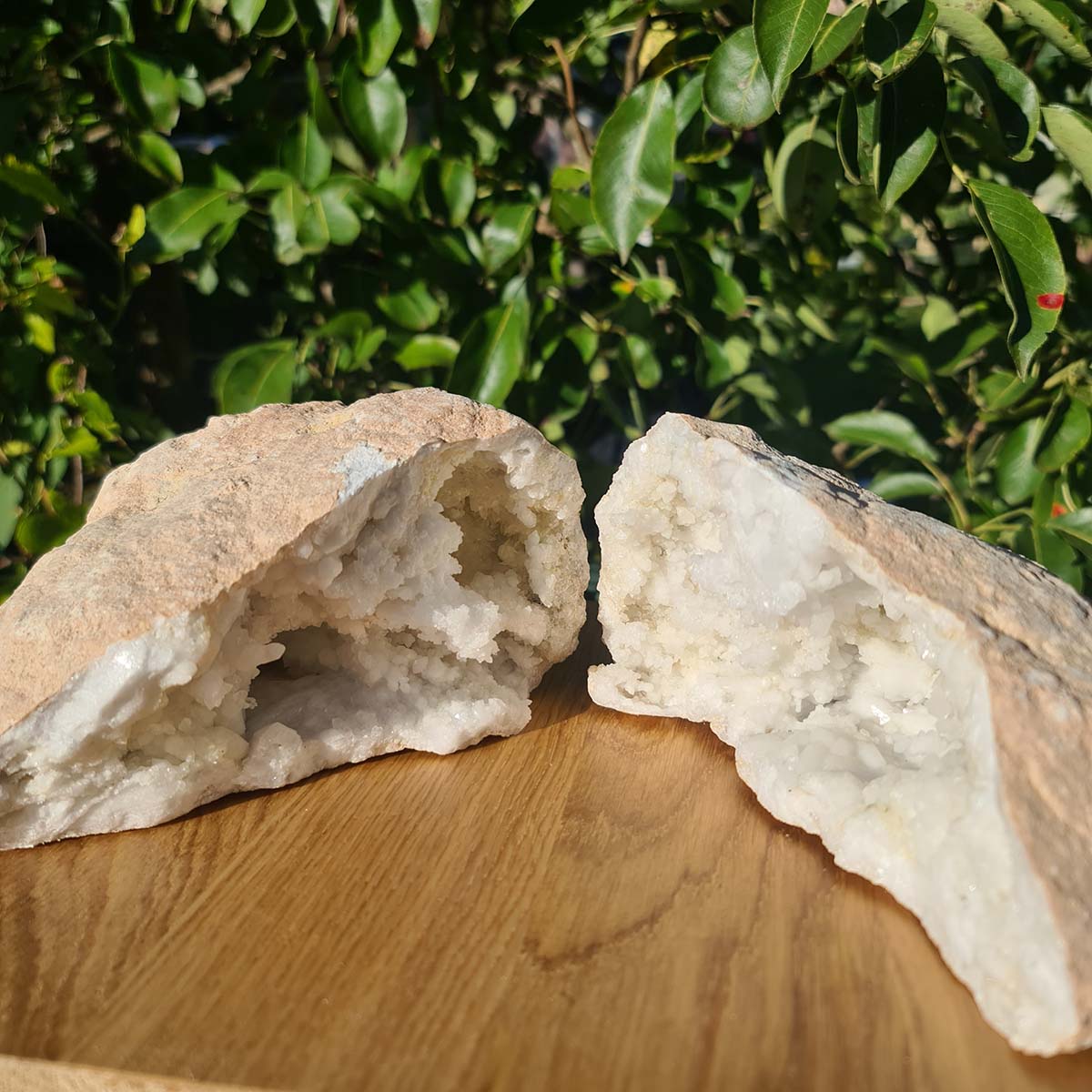 Kristall Quarz geode