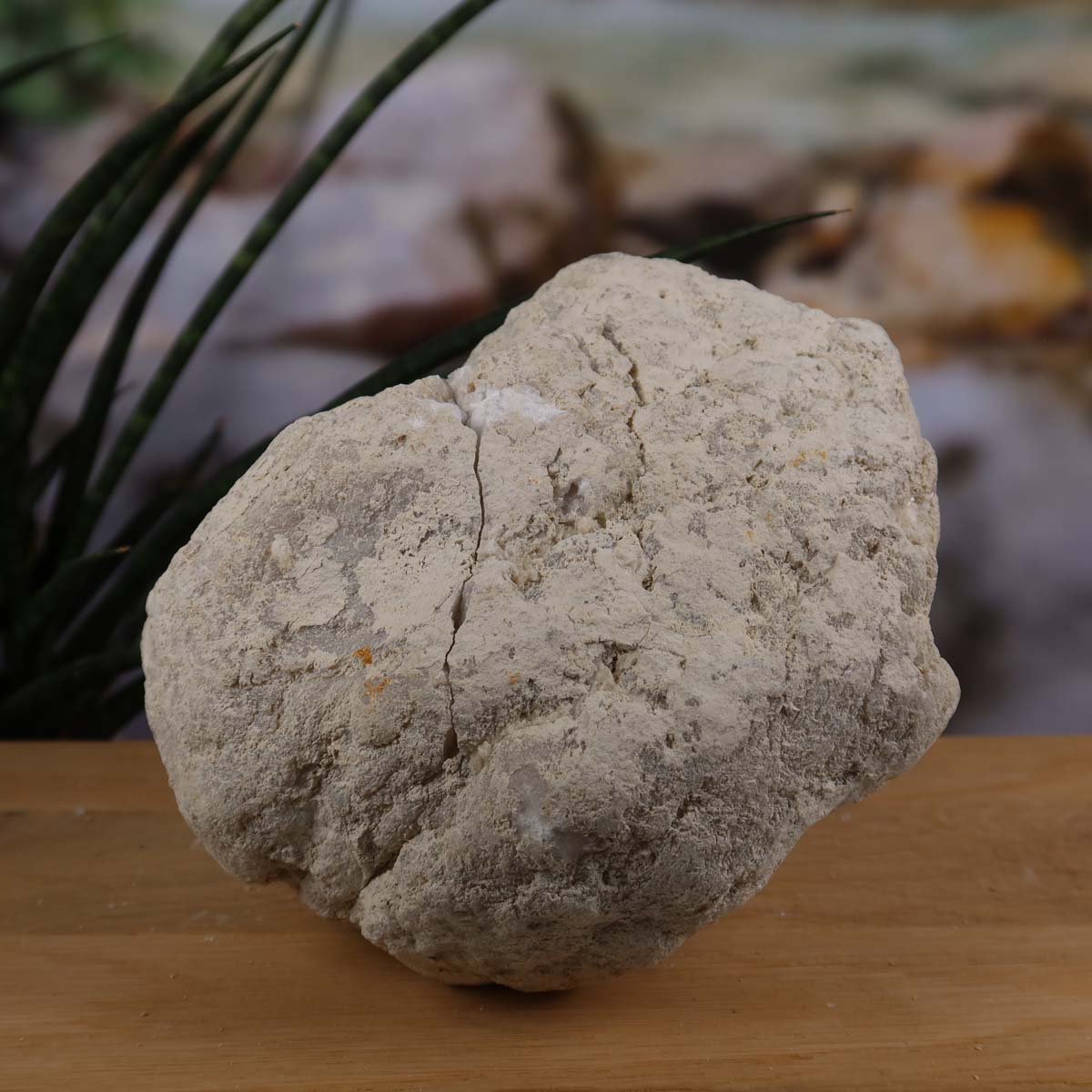 Quarz Geode geöffnet – Glücksgeode – Stabilität und Klarheit – 15x11x10cm - Unikat Nr. 28 aus Marokko, Naturprodukt, dekorativer Stein