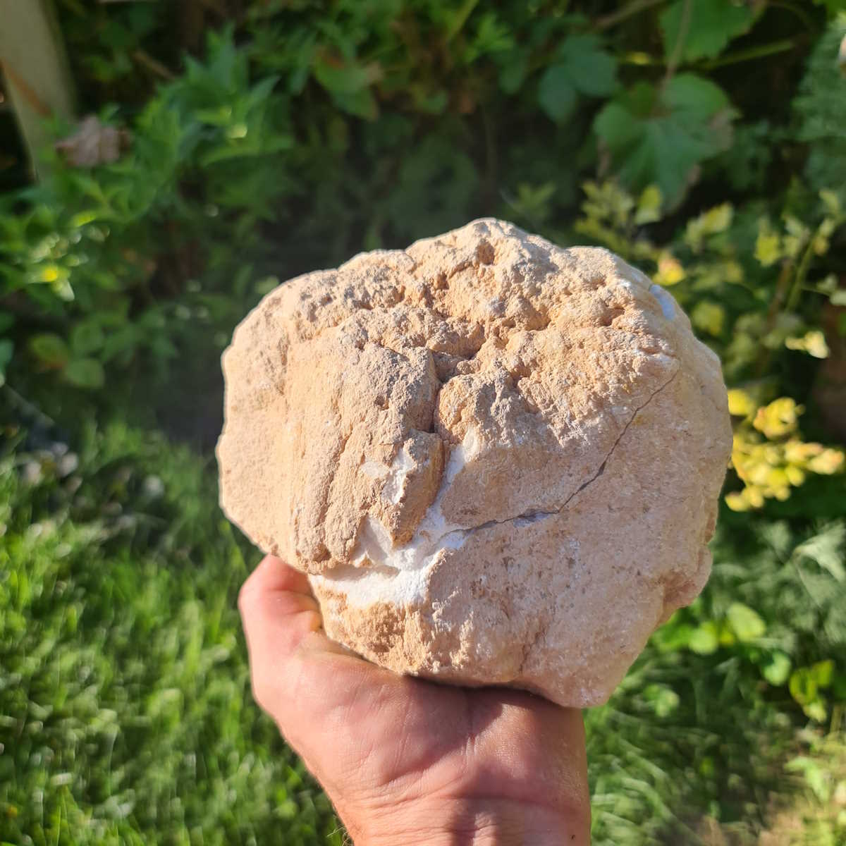 Gebrochene Quarz Geode von Steinwelte 