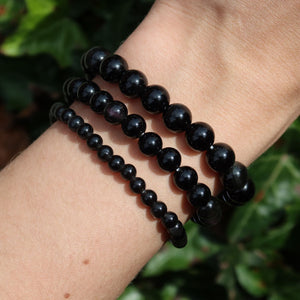 Regenbogen Obsidian Kugelarmband Steinwelten