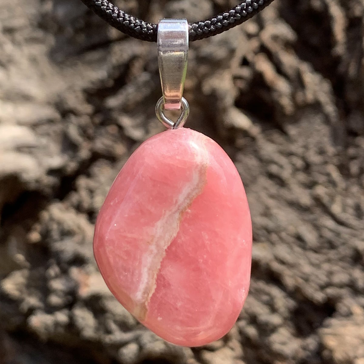 Kettenanhänger aus Rhodochrosit kaufen 