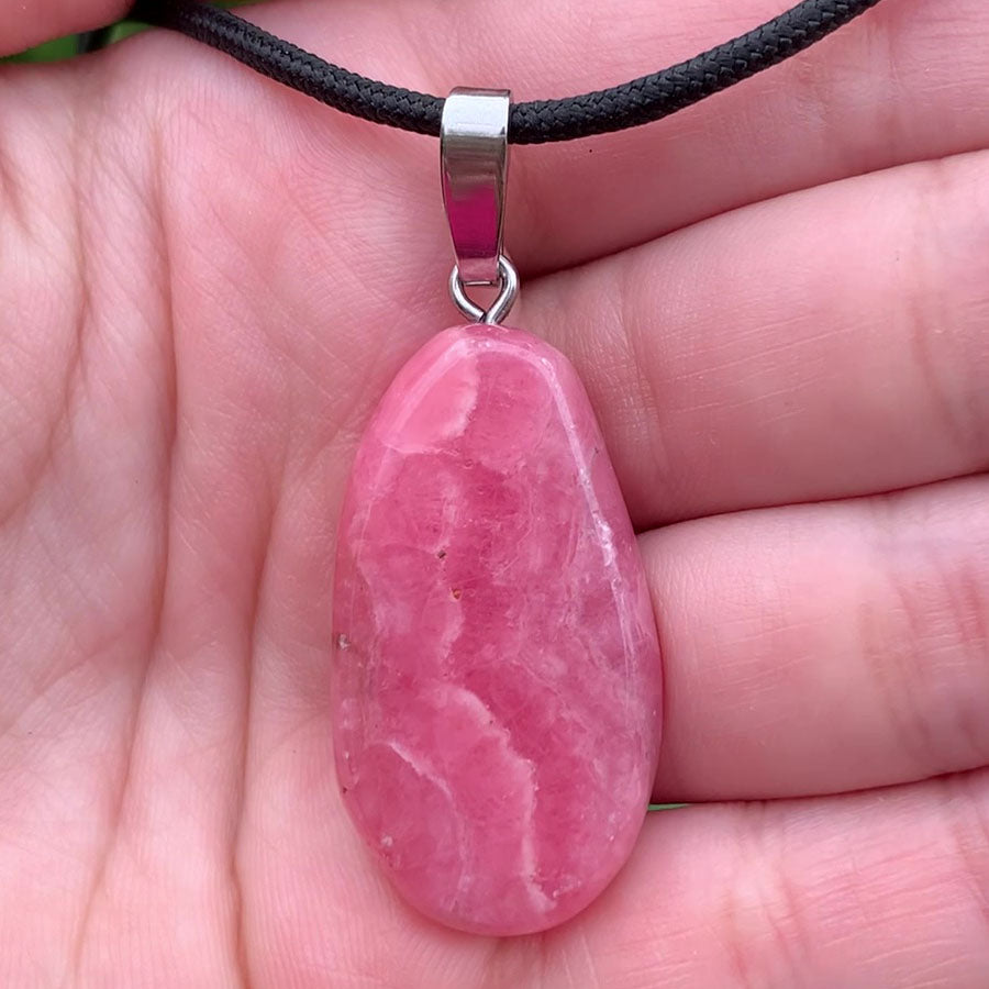 Rhodochrosit halskettenanhänger 