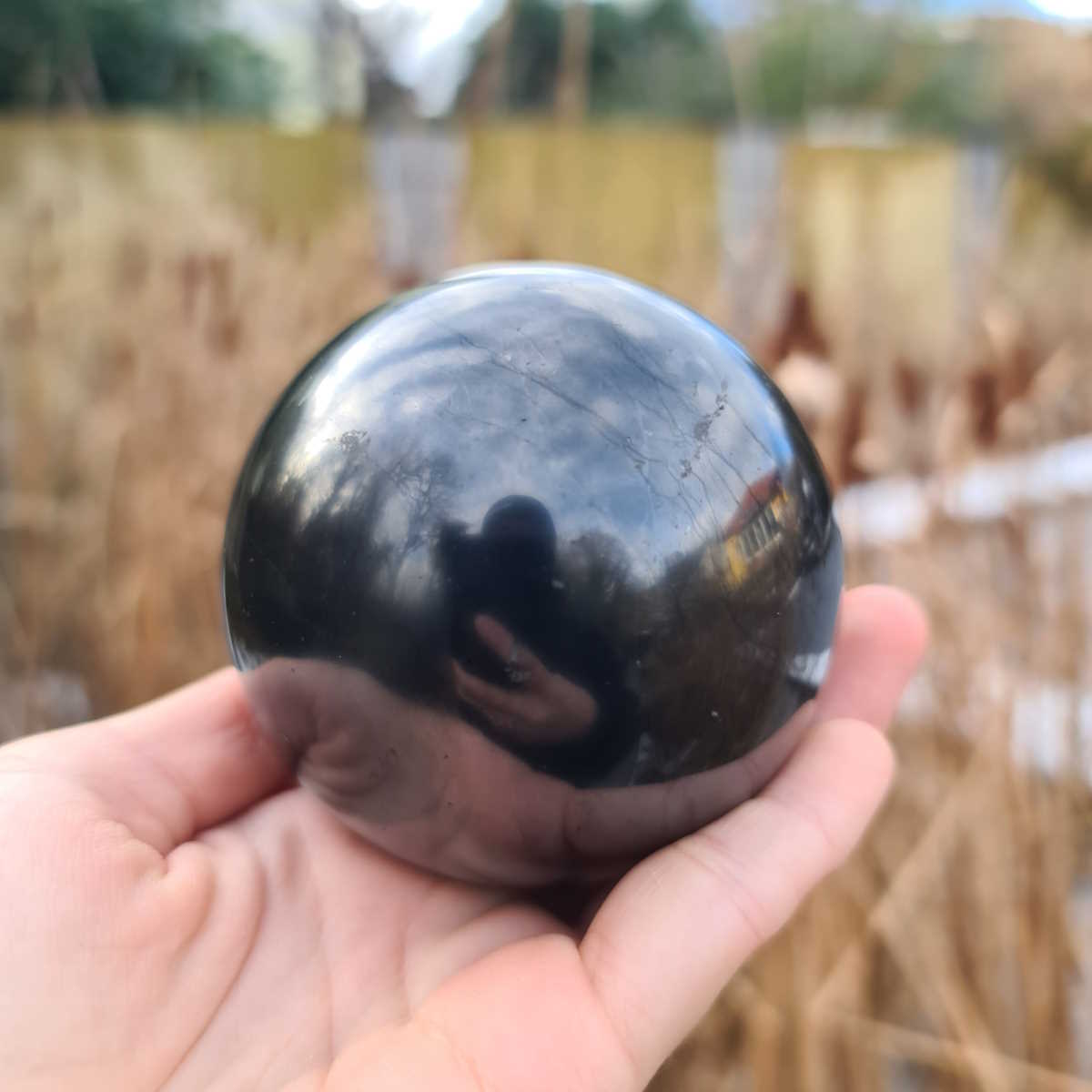 Schungit Kugel Steinwelten 