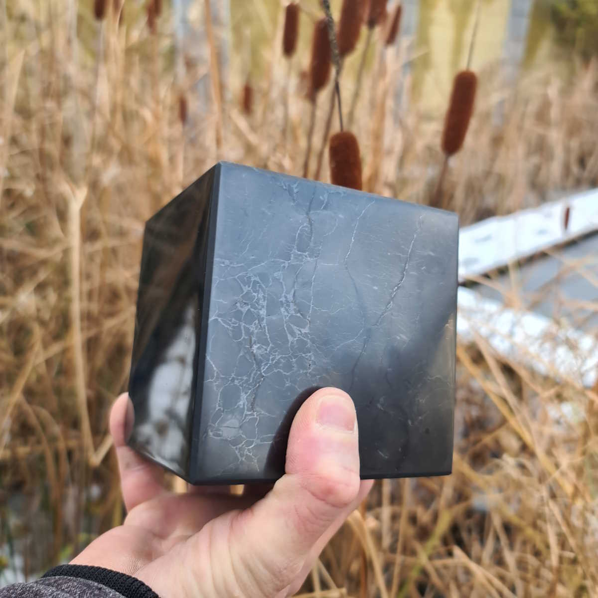 Schungit Würfel Steinwelten 