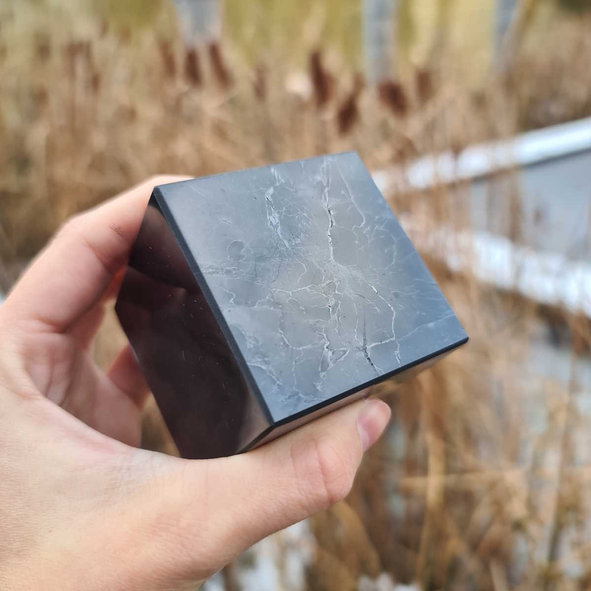 Schungit Würfel Steinwelten 