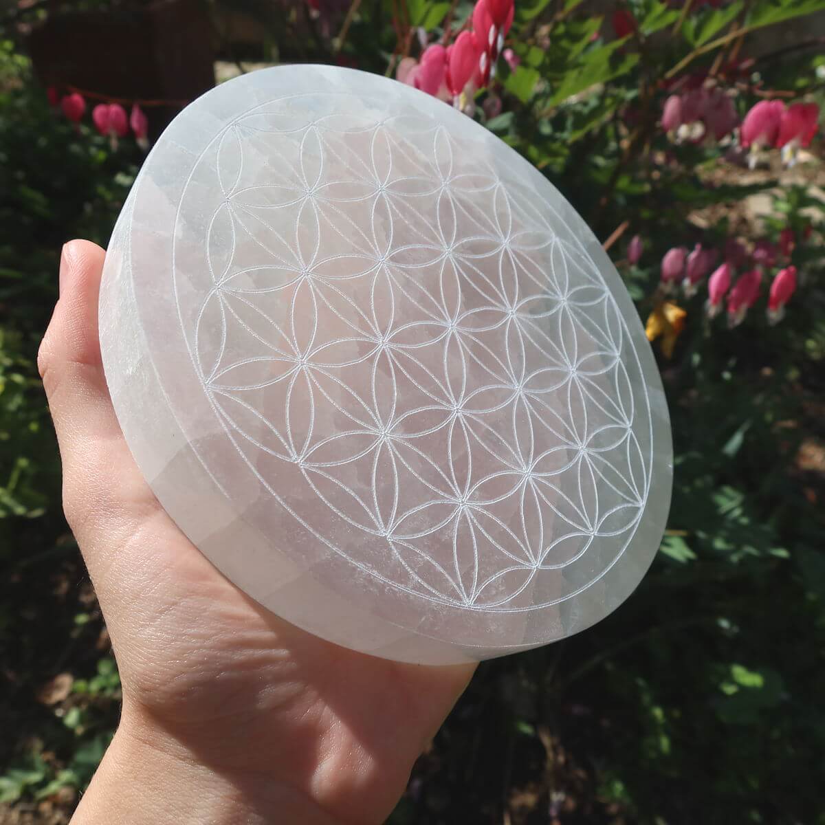 Ladeplatte aus Selenit