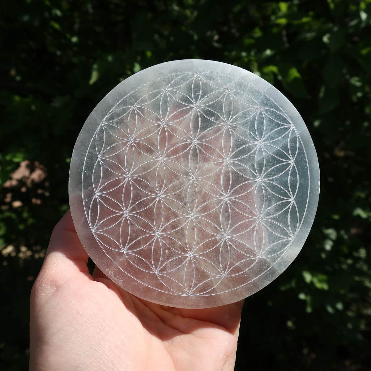 Selenit Platte kaufen bei Steinwelten 