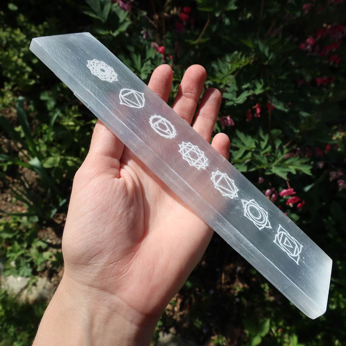 Ladeplatte aus Selenit