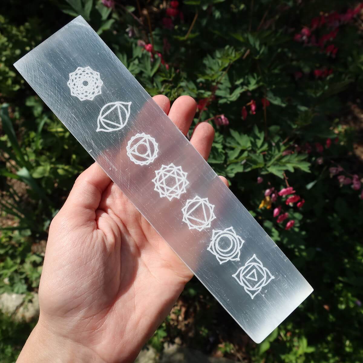 Ladeplatte aus Selenit