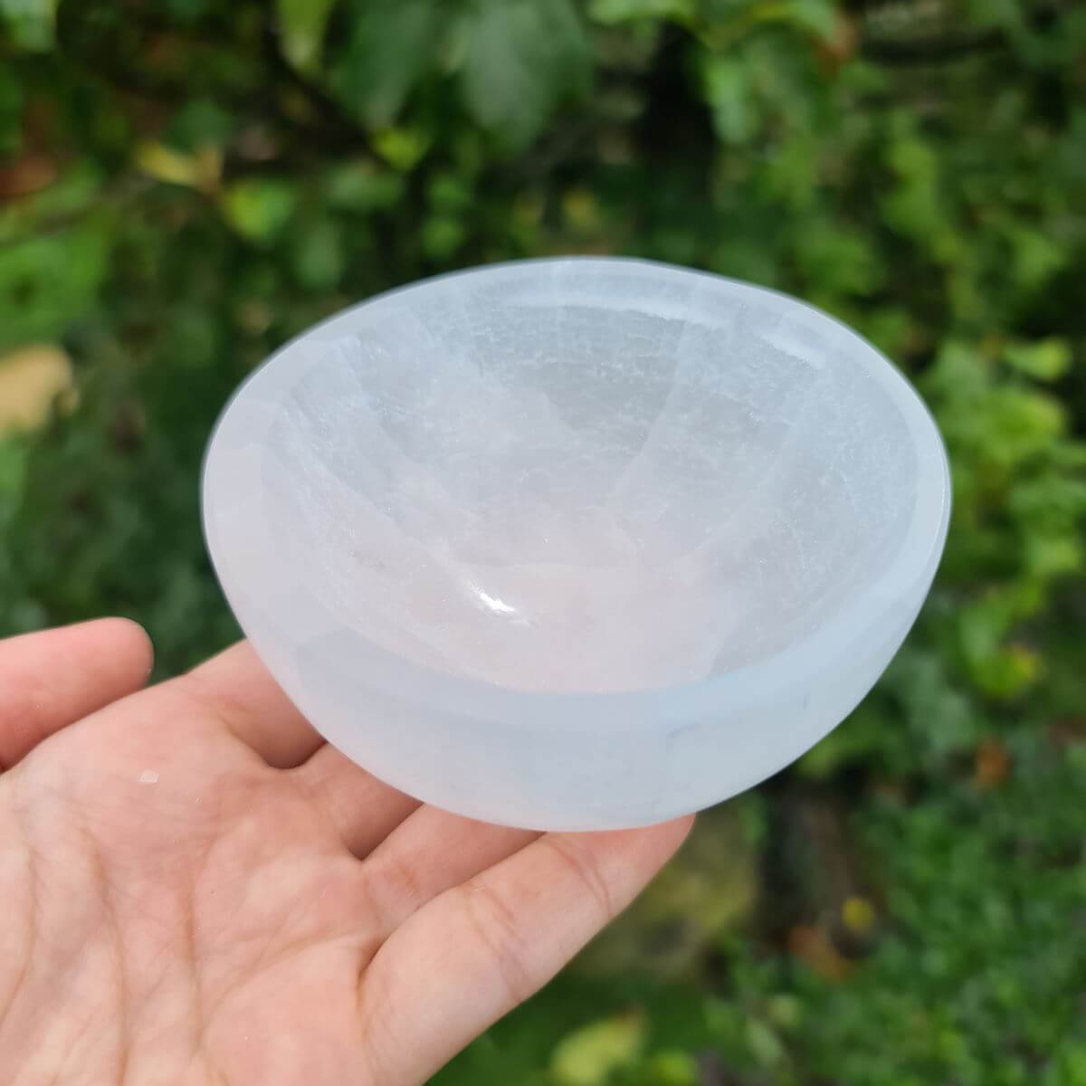 Selenit Schale von Steinwelten 