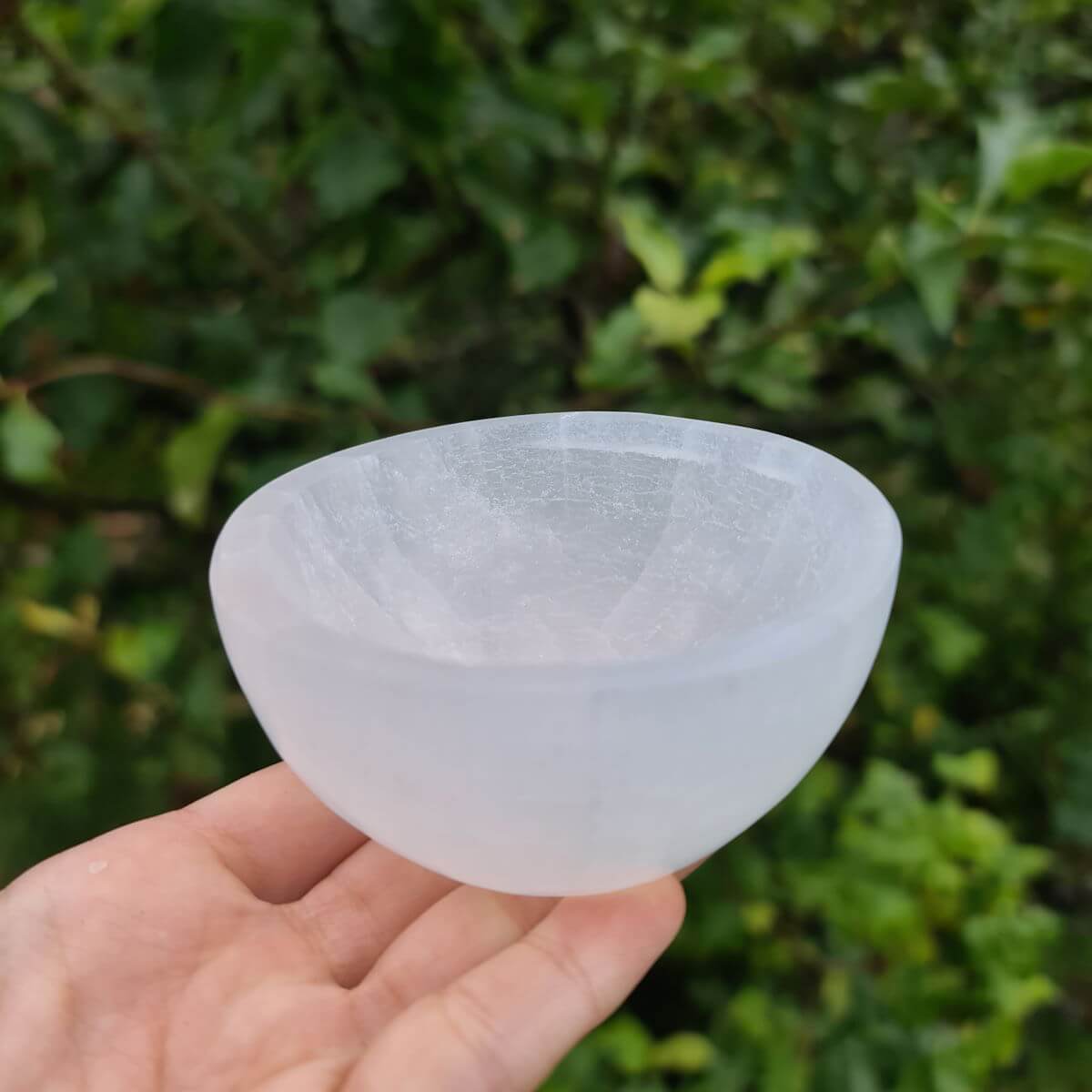 Selenit Schale von Steinwelten 
